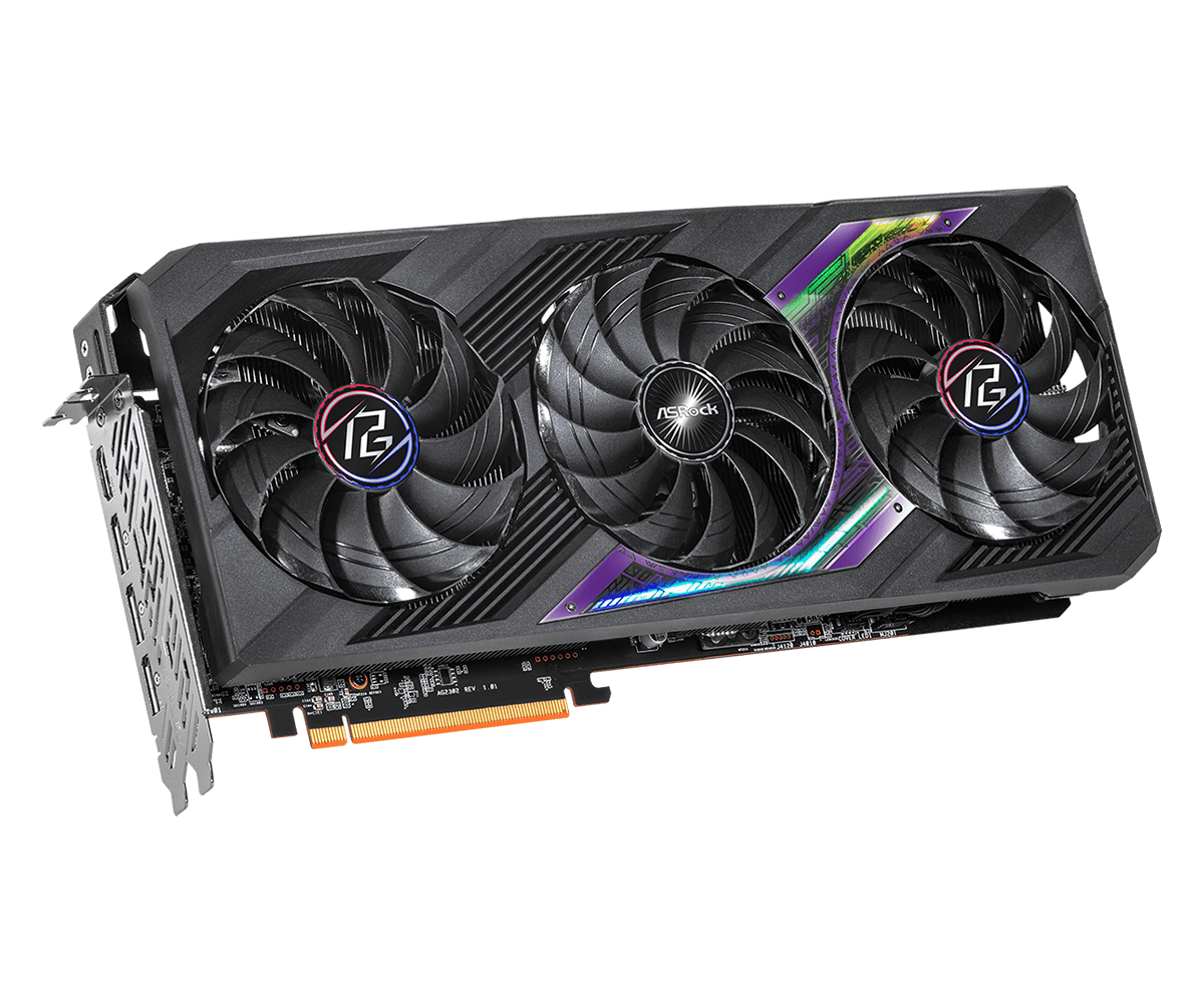 AMD RX 7800 XT 16GB GPU ASROCK - đánh giá và giá Triple Fan Gaming Graphics Card 16Gb